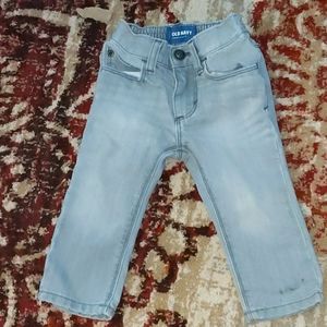 White wash baby jeans